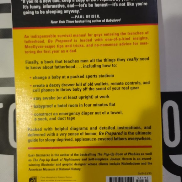 Be Prepared: A Practical Handbook for New Dads Paperback by Gary Greenberg/ Jean - Picture 3 of 5